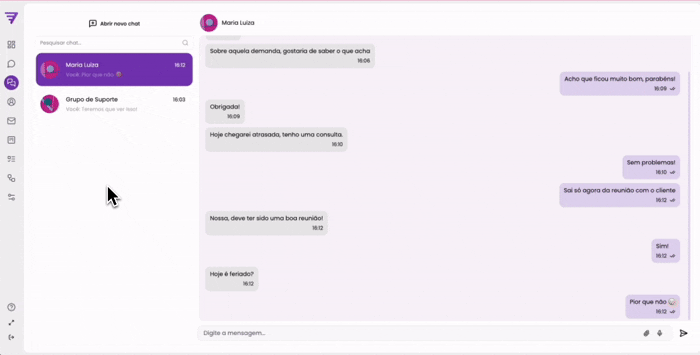 Demonstração Chat Interno